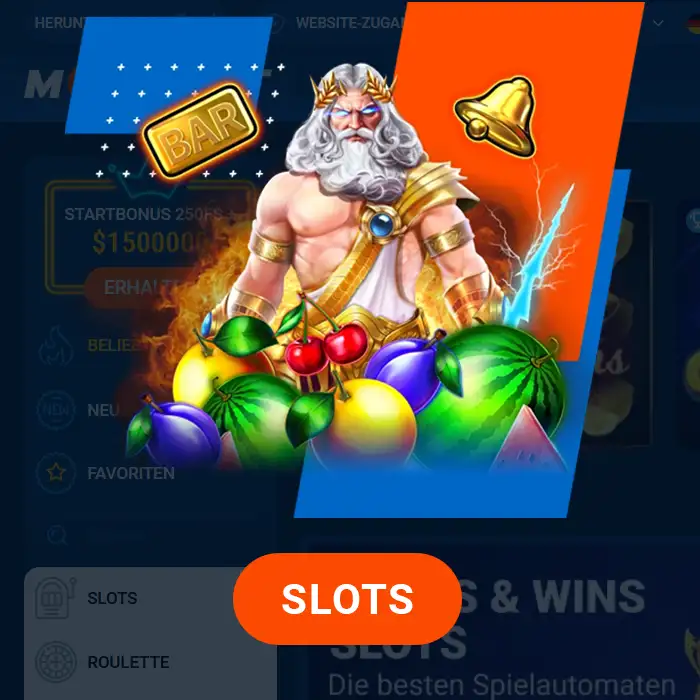 Große Auswahl an Spielautomaten bei Mostbet Deutschland