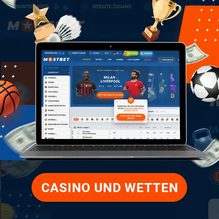 Casino und Wetten bei Mostbet Deutschland